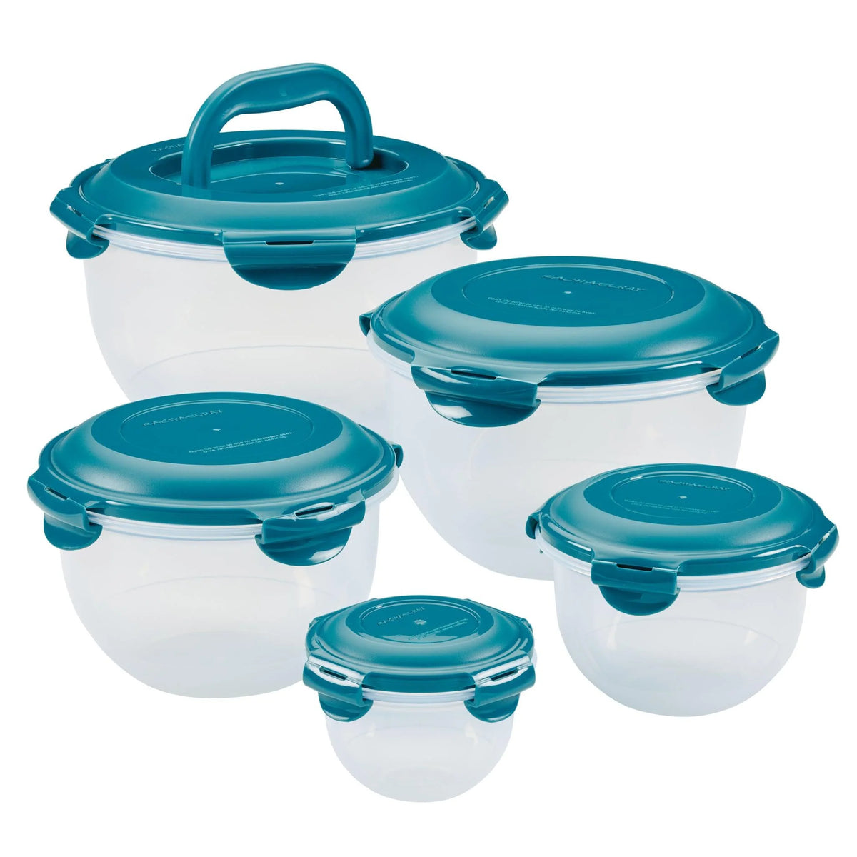 10-Piece Round Nestable Food Storage Containers