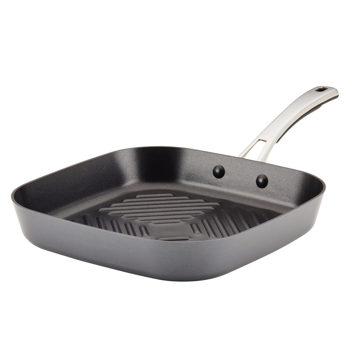 11-Inch Cook + Create Hard Anodized Nonstick Deep Grill Pan