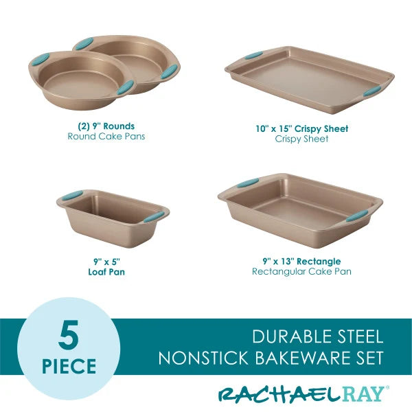 5-Piece Nonstick Bakeware Set